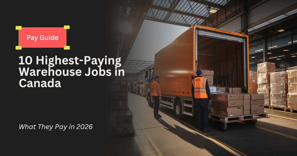 highest paying warehouse jobs Canada
