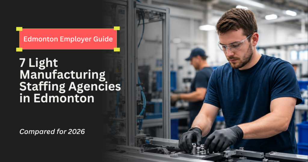 light manufacturing staffing agencies Edmonton